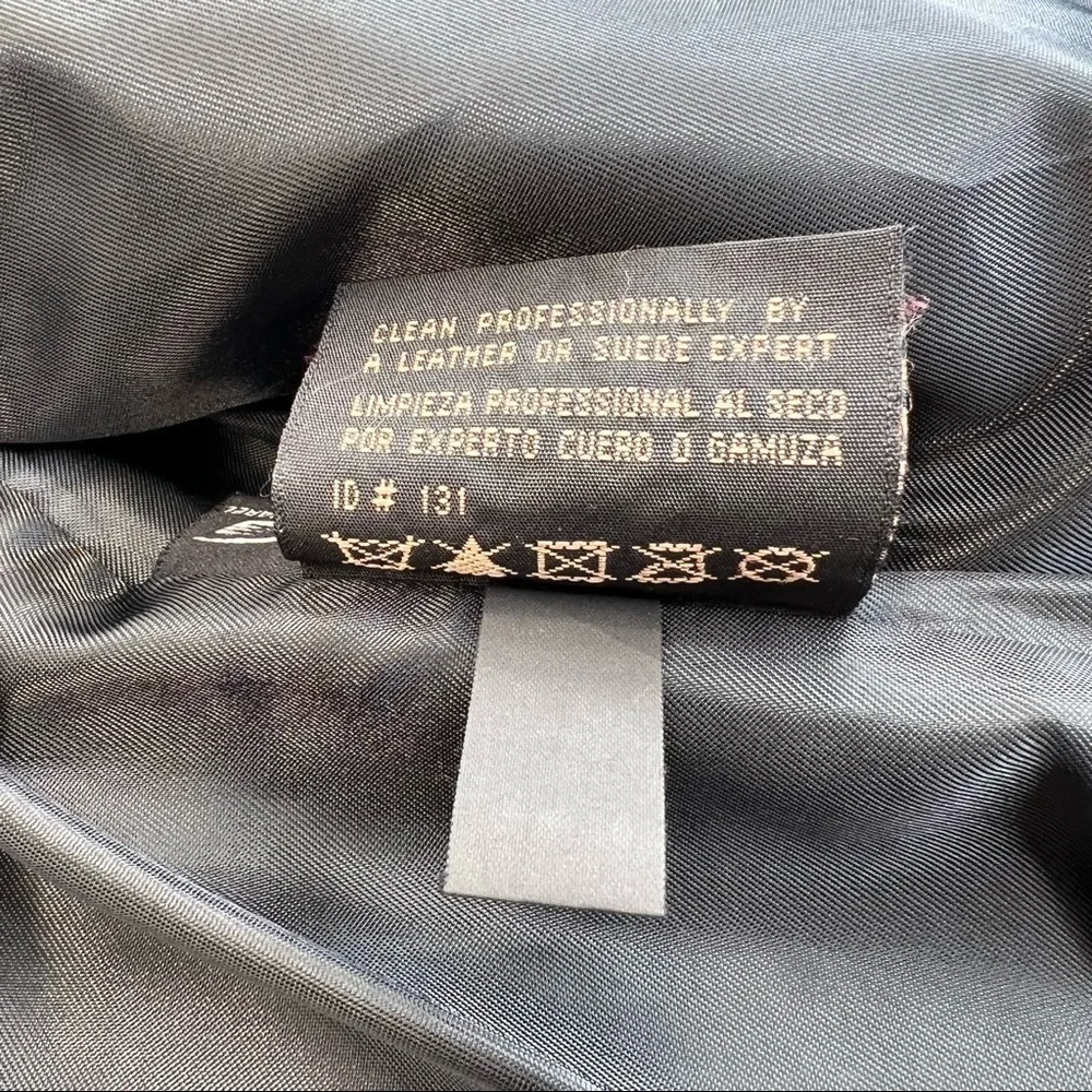 Siena Women’s Black Quilted Leather Jacket - Picture 10 of 11